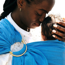 Lade das Bild in den Galerie-Viewer, Ring Sling aus Leinen in Electric Blue