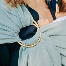 Lade das Bild in den Galerie-Viewer, Ring-Sling aus Leinen in Mint