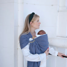 Charger l'image dans la galerie, Ring Sling en Lin Bleuet