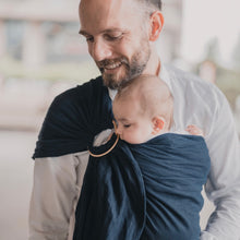 Charger l'image dans la galerie, Ring Sling en Lin Marine