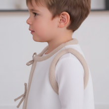 Charger l'image dans la galerie, Le Gilet réversible Blanc 5/6 ans
