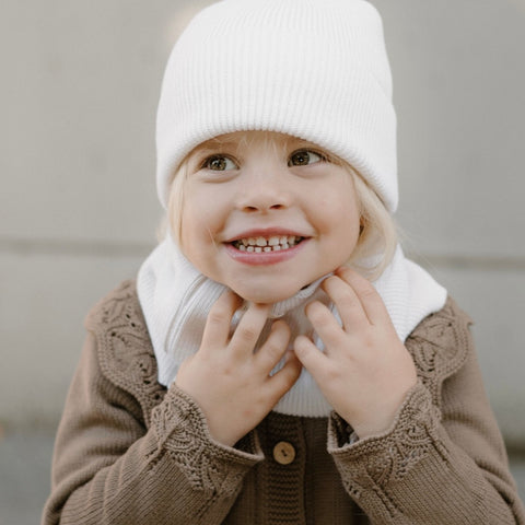 Le Bonnet en Laine Blanc