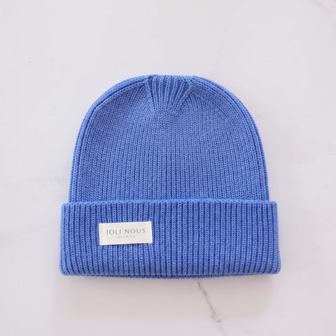 Letzte Chance | <tc>Beanie</tc> aus zitronengelber Wolle