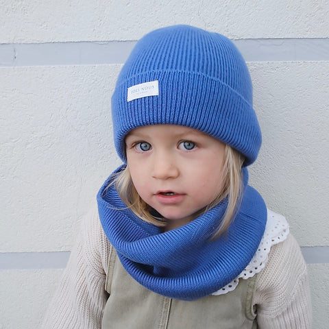 Letzte Chance | <tc>Beanie</tc> aus zitronengelber Wolle