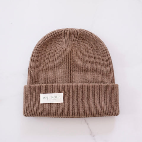 Letzte Chance | <tc>Beanie</tc> aus zitronengelber Wolle