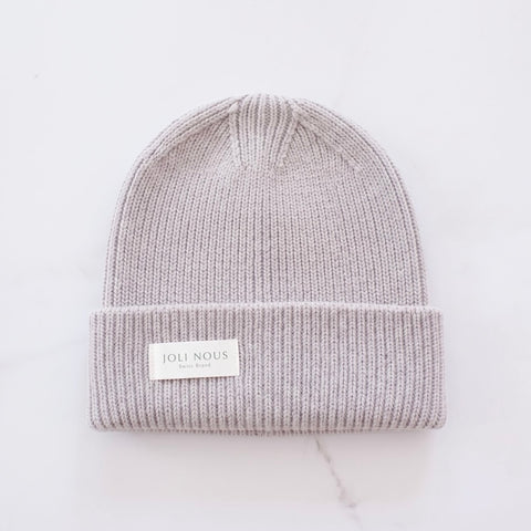 Letzte Chance | <tc>Beanie</tc> aus zitronengelber Wolle