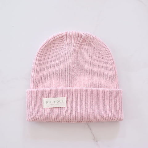 Letzte Chance | <tc>Beanie</tc> aus zitronengelber Wolle