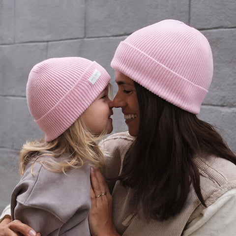 Letzte Chance | <tc>Beanie</tc> aus zitronengelber Wolle