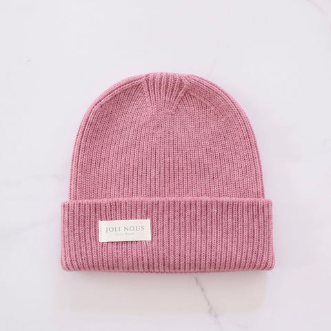 Letzte Chance | <tc>Beanie</tc> aus zitronengelber Wolle