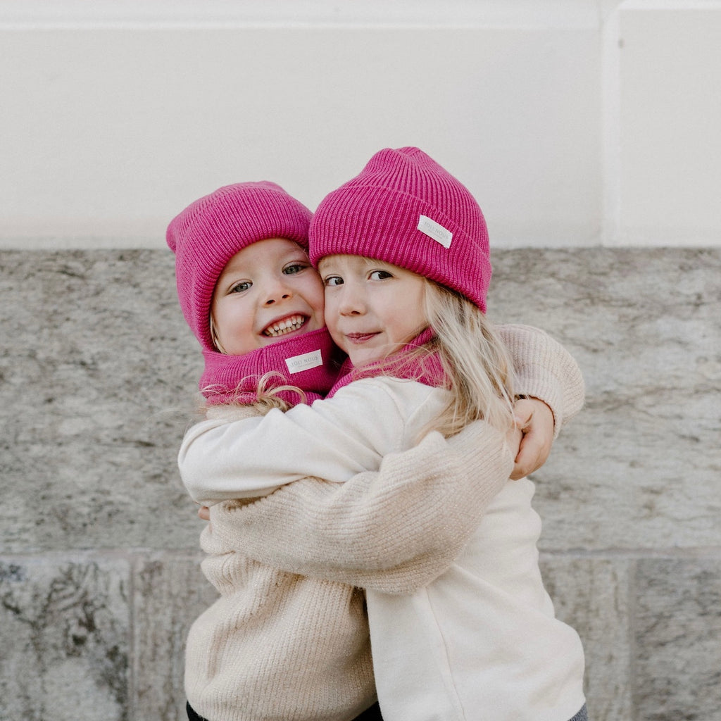 Le Bonnet en Laine Framboise