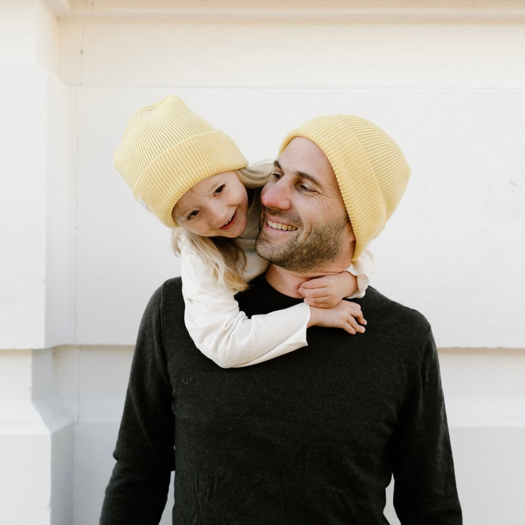 Le Bonnet en Laine Jaune citron