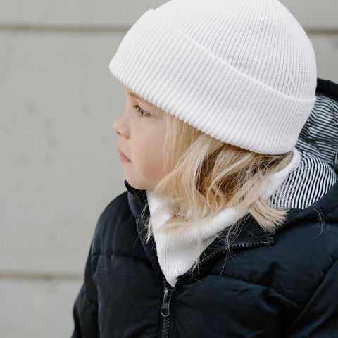 Le Bonnet en Laine Blanc