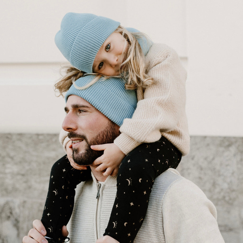 Le Bonnet en Laine Turquoise Bébé