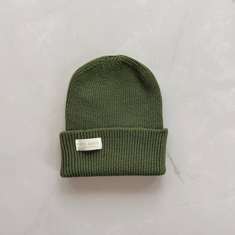 Last chance | <tc>Beanie</tc> in Green Wool