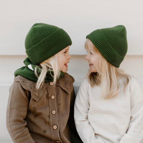 Last chance | <tc>Beanie</tc> in Green Wool