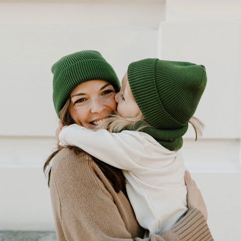 Last chance | <tc>Beanie</tc> in Green Wool