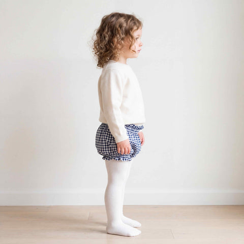 Le Bloomer vichy bleu marine