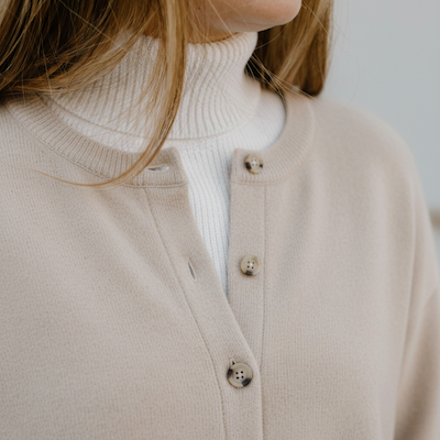 Le Cache-cou blanc 100% laine