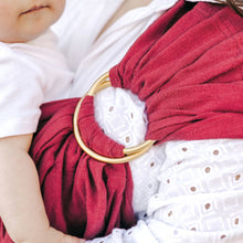 Load image into gallery, Cherry Linen Ring Sling
