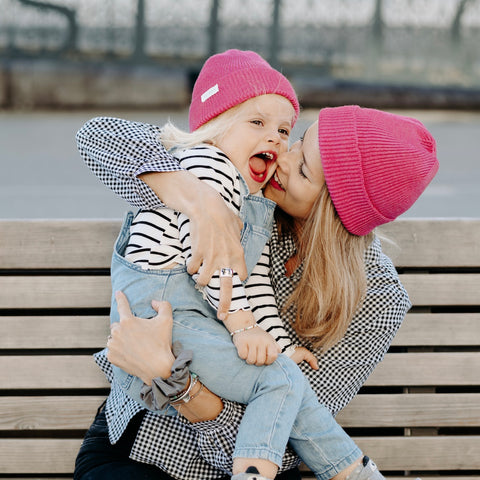 Last chance | Raspberry pink wool hat