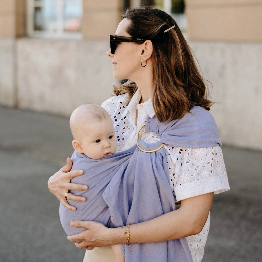 Ring Sling in Linen Lila