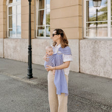 Lade das Bild in den Galerie-Viewer, Ring Sling aus fliederfarbenem Leinen
