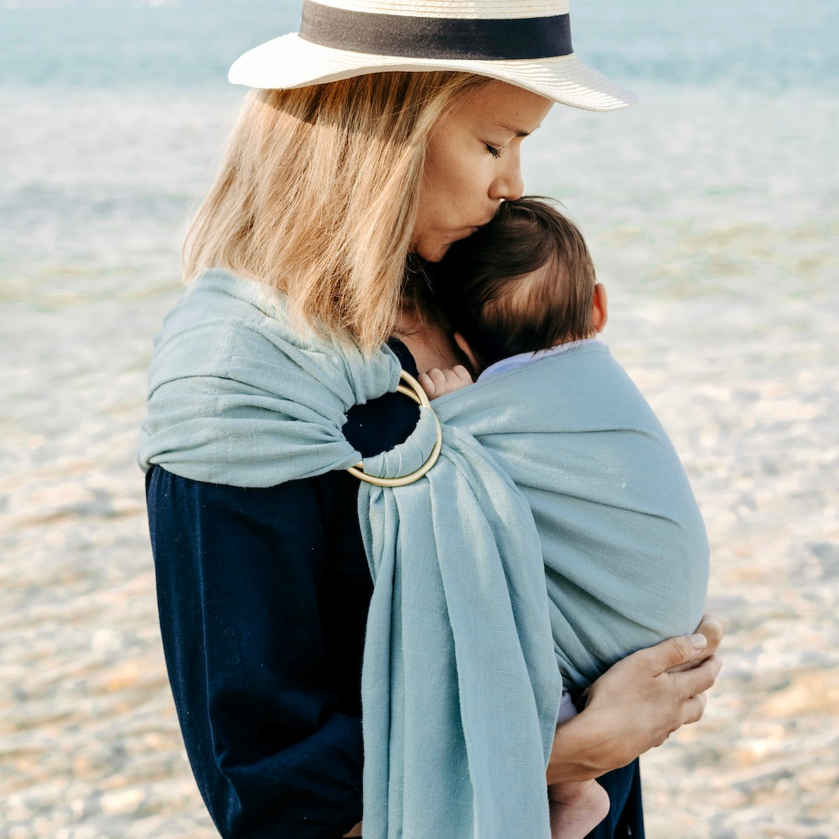 Lin Lin Ring Ring Sling | Sewn in Switzerland | 100% European washed linen OEKO-TEX ...