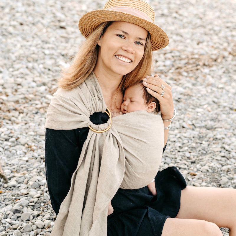 Ring Sling in Natural Linen